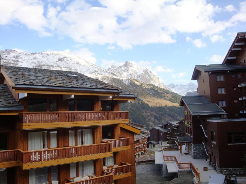 Location au ski Studio 4 personnes (013) - Résidence Arpasson - Méribel-Mottaret - Balcon