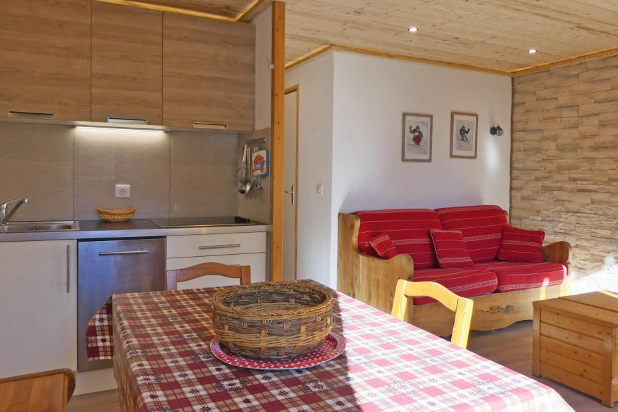 Ski verhuur Appartement 2 kamers 4 personen (14) - Résidence Asphodèles - Méribel-Mottaret - Woonkamer