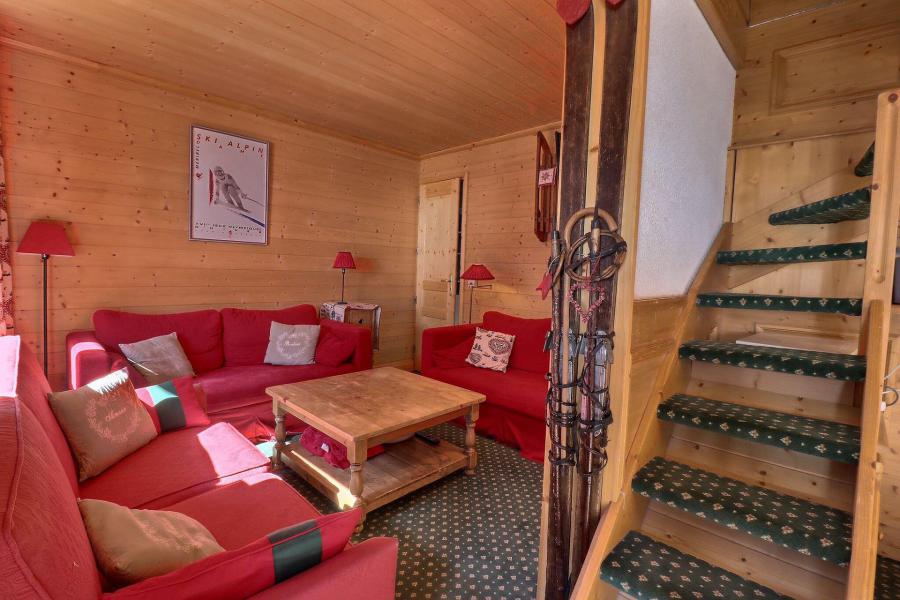 Location au ski Appartement duplex 4 pièces cabine 8 personnes (B21) - Résidence Boulevard - Méribel-Mottaret - Séjour