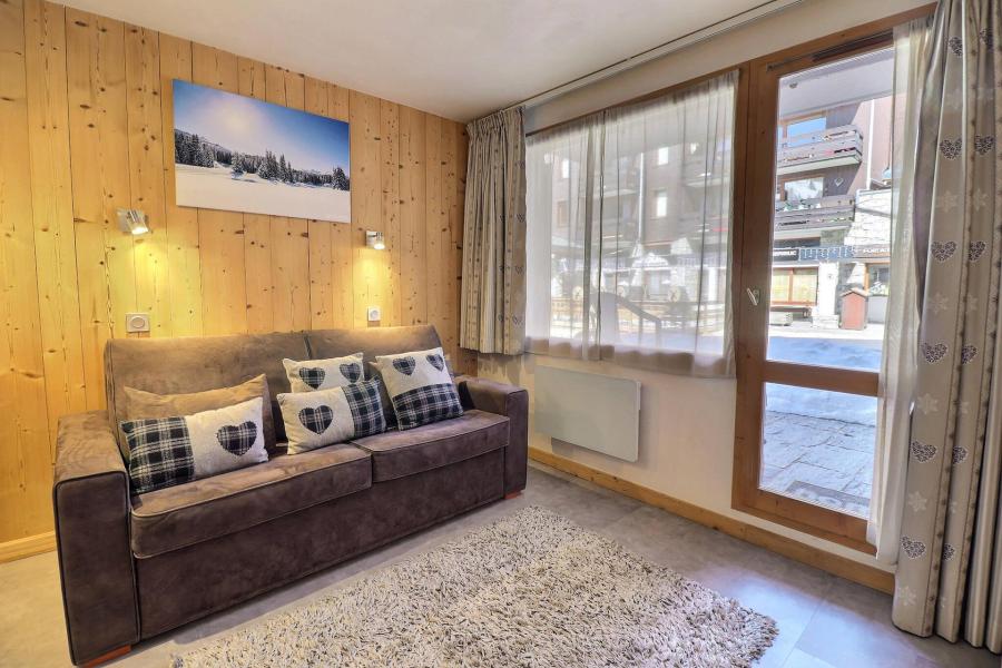 Ski verhuur Studio verdeelbaar 4 personen (E15) - Résidence Boulevard - Méribel-Mottaret - Woonkamer