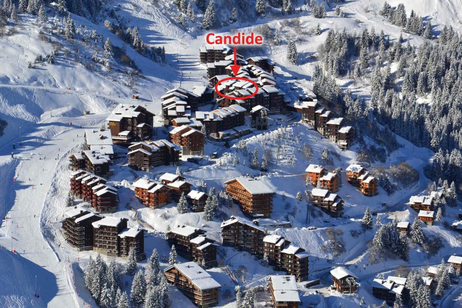 Location au ski Résidence Candide - Méribel-Mottaret - Extérieur hiver