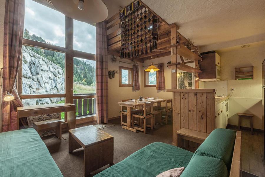 Location au ski Appartement 3 pièces cabine 9 personnes (003) - Résidence Gaillard - Méribel-Mottaret - Séjour