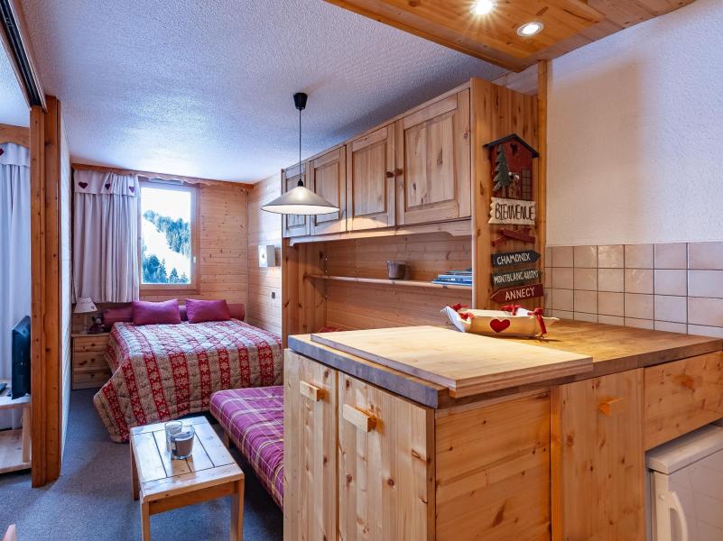 Rent in ski resort Studio 4 people (H03) - Résidence l'Arc en Ciel - Méribel-Mottaret - Kitchen