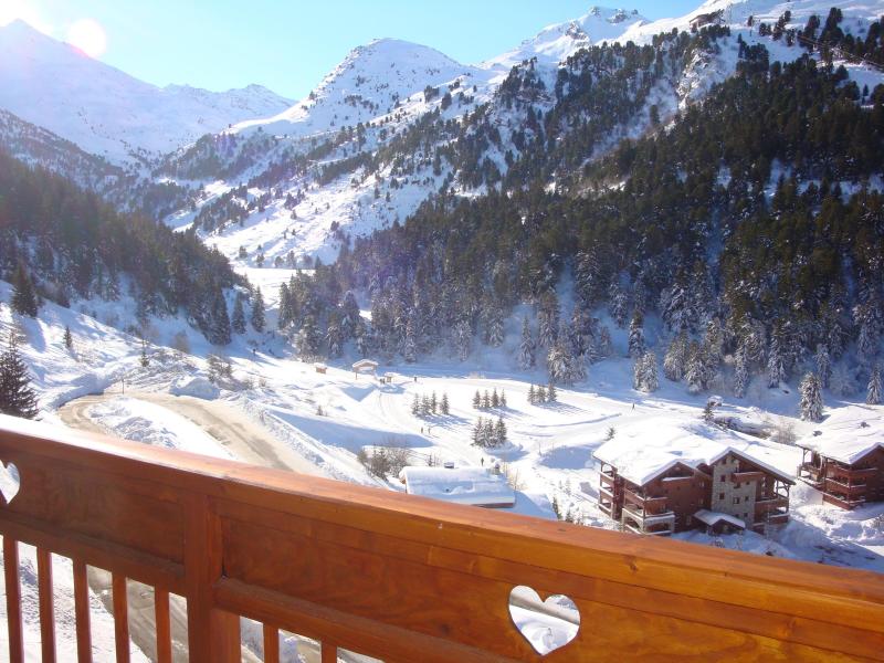 Location au ski Appartement 2 pièces cabine 6 personnes (017) - Résidence l'Olympie II - Méribel-Mottaret - Balcon