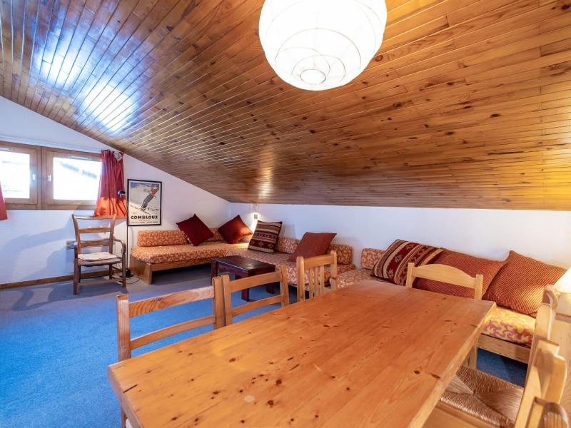 Ski verhuur Appartement 2 kamers bergnis 6 personen (A18) - Résidence le Boulevard - Méribel-Mottaret - Woonkamer