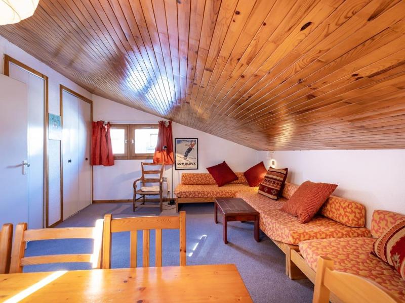 Ski verhuur Appartement 2 kamers bergnis 6 personen (A18) - Résidence le Boulevard - Méribel-Mottaret - Woonkamer