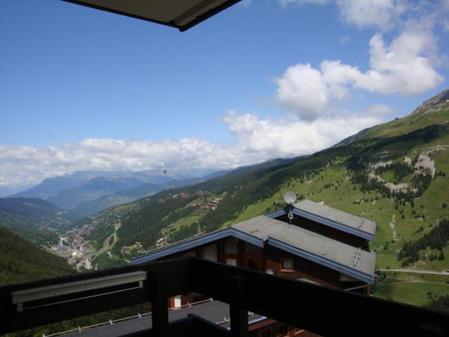 Rent in ski resort Studio 4 people (B04) - Résidence le Boulevard - Méribel-Mottaret - Balcony