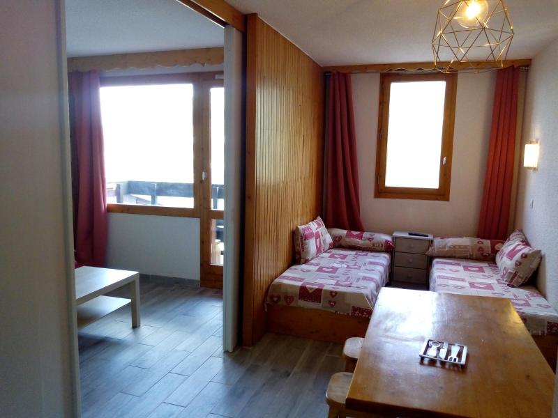 Ski verhuur Studio 4 personen (B04) - Résidence le Boulevard - Méribel-Mottaret - Woonkamer