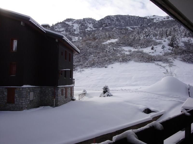 Ski verhuur Studio 4 personen (05) - Résidence le Candide - Méribel-Mottaret - Balkon