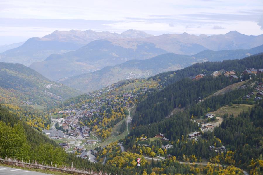 Ski verhuur Studio 4 personen (20) - Résidence le Candide - Méribel-Mottaret - Balkon