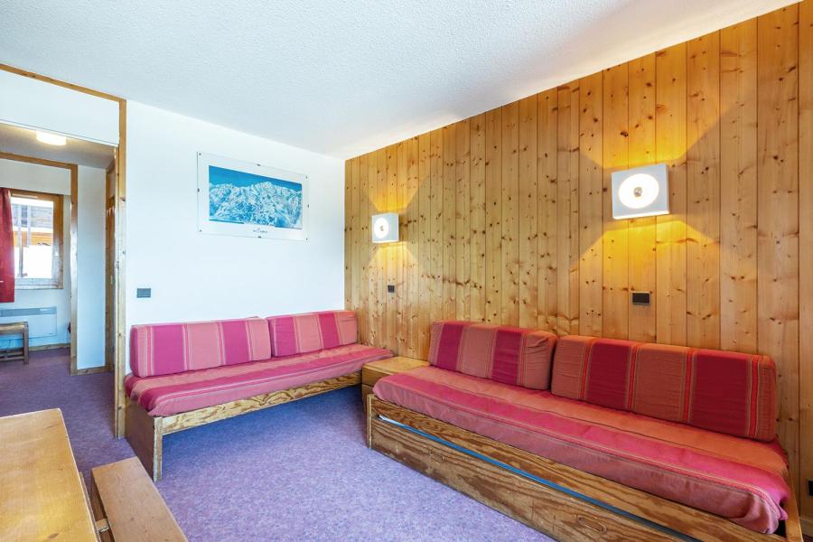 Ski verhuur Appartement 2 kamers 5 personen (31) - Résidence le Creux de l'Ours A - Méribel-Mottaret - Woonkamer