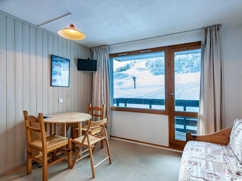 Ski verhuur Appartement 2 kamers 4 personen (076) - Résidence le Creux de l'Ours D - Méribel-Mottaret - Woonkamer