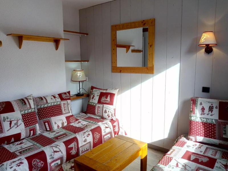 Ski verhuur Appartement 3 kamers mezzanine 6 personen (042) - Résidence le Dandy - Méribel-Mottaret - Woonkamer