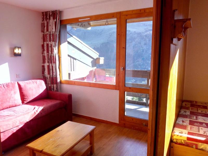 Rent in ski resort Studio 4 people (077) - Résidence le Dandy - Méribel-Mottaret - Living room