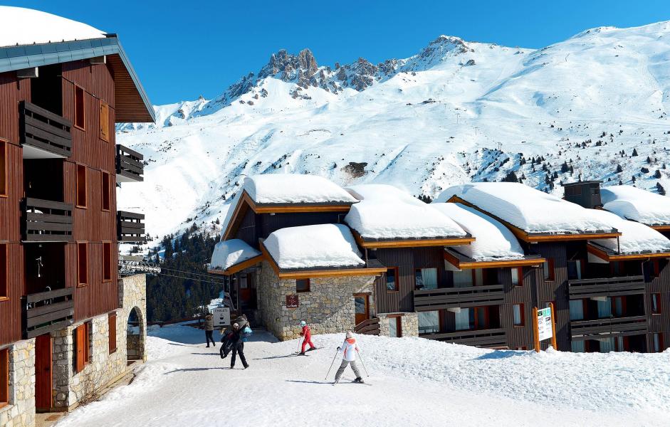 Location au ski Résidence le Hameau du Mottaret - Méribel-Mottaret - Extérieur hiver