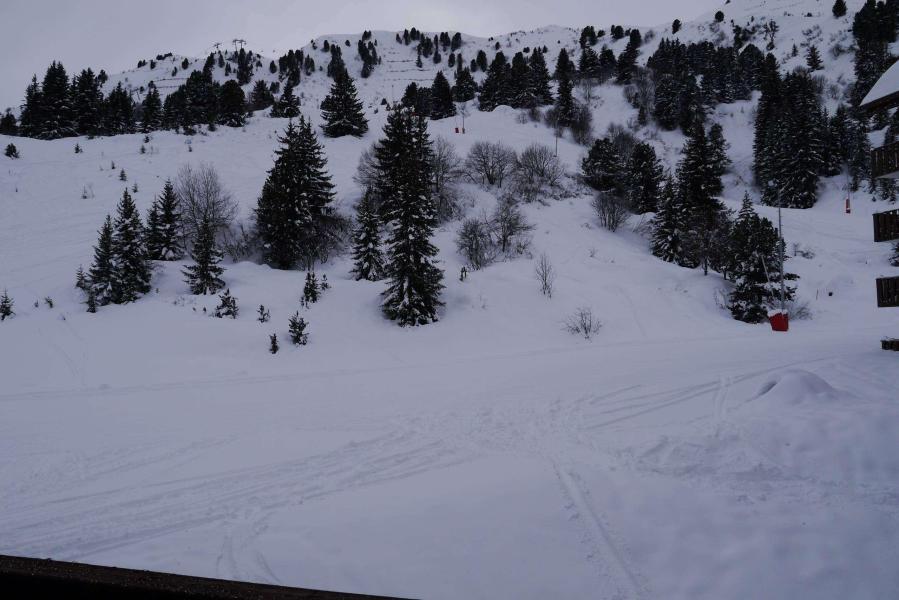 Alquiler al esquí Estudio -espacio montaña- para 4 personas (E4 BIS) - Résidence le Lac Blanc - Méribel-Mottaret - Balcón