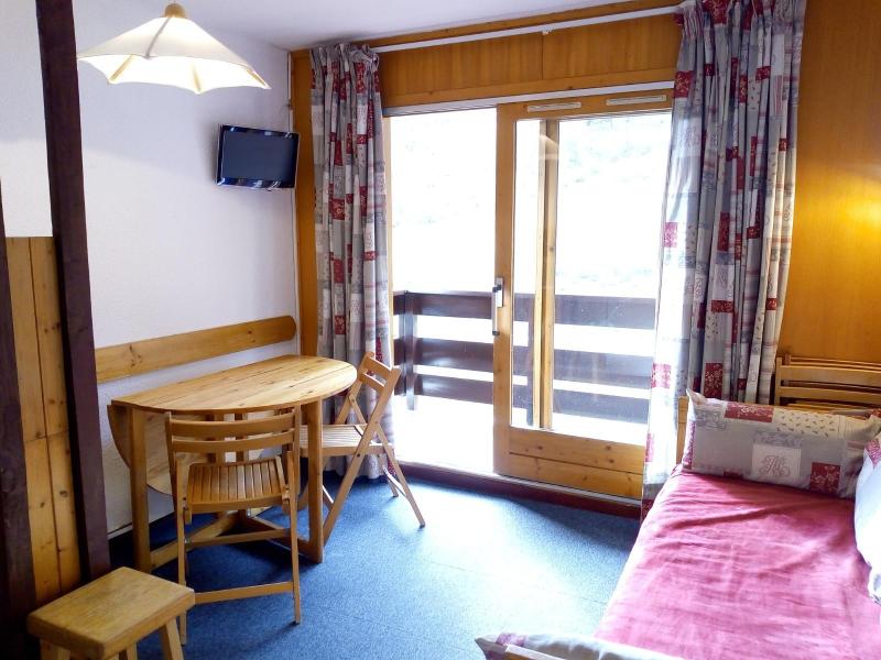 Ski verhuur Studio mezzanine 4 personen (G04) - Résidence le Lac Blanc - Méribel-Mottaret - Woonkamer