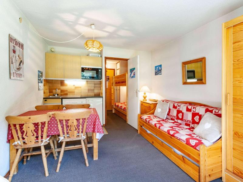 Skiverleih Studio Schlafnische 4 Personen (E4 BIS) - Résidence le Lac Blanc - Méribel-Mottaret - Wohnzimmer