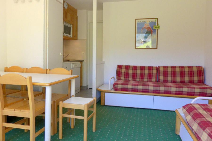 Skiverleih 2-Zimmer-Appartment für 5 Personen (413) - Résidence le Pralin - Méribel-Mottaret - Wohnzimmer