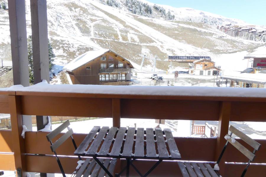 Ski verhuur Appartement 2 kamers 4 personen (210) - Résidence le Pralin - Méribel-Mottaret - Terras