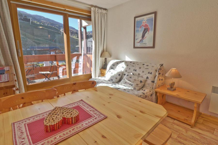 Ski verhuur Appartement 2 kamers 4 personen (210) - Résidence le Pralin - Méribel-Mottaret - Woonkamer