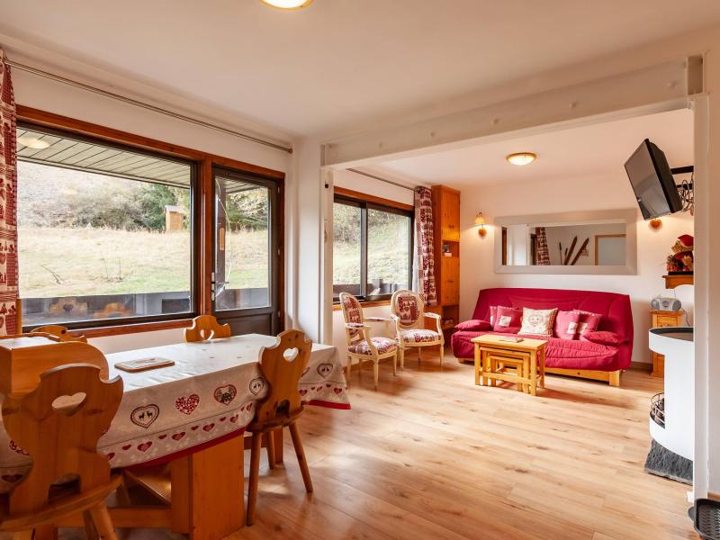 Location au ski Appartement 2 pièces coin montagne 6 personnes (015) - Résidence le Roc de Tougne - Méribel-Mottaret - Séjour