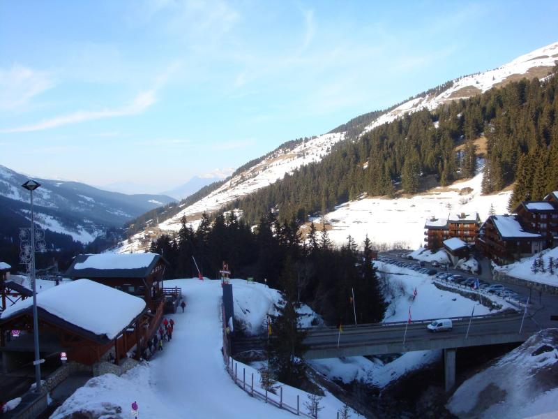 Rent in ski resort Studio 2 people (412) - Résidence le Ruitor - Méribel-Mottaret - Winter outside