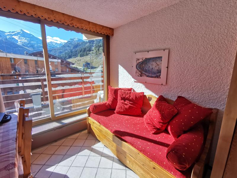 Ski verhuur Appartement 2 kamers bergnis 6 personen (104) - Résidence le Ruitor - Méribel-Mottaret - Woonkamer