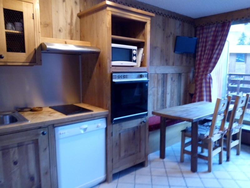 Location au ski Appartement 2 pièces coin montagne 6 personnes (104) - Résidence le Ruitor - Méribel-Mottaret - Kitchenette