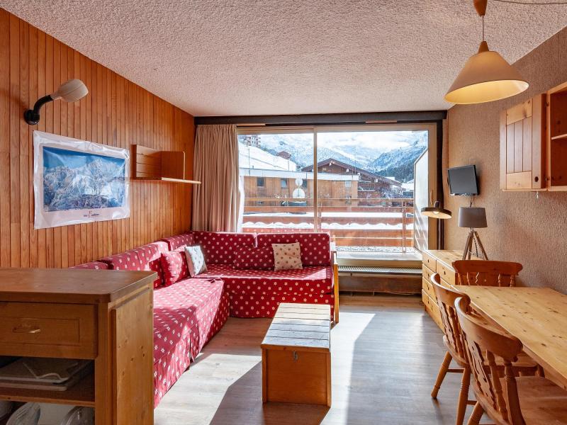 Ski verhuur Studio 4 personen (103) - Résidence le Ruitor - Méribel-Mottaret - Woonkamer