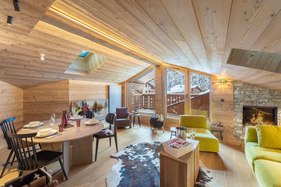 Аренда на лыжном курорте Апартаменты 3 комнат 4 чел. (7) - Résidence le Tuéda - Méribel-Mottaret - Салон