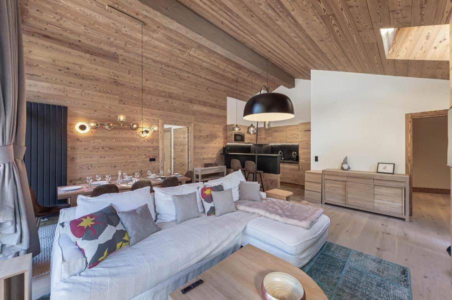 Аренда на лыжном курорте Апартаменты 5 комнат кабин 8 чел. (10) - Résidence le Tuéda - Méribel-Mottaret - Салон