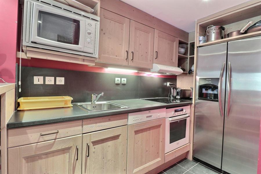 Skiverleih 5-Zimmer-Appartment für 10 Personen (711) - Résidence les Crets - Méribel-Mottaret - Offene Küche