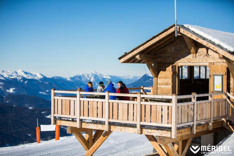 Location au ski Résidence les Crets - Méribel-Mottaret - Extérieur hiver