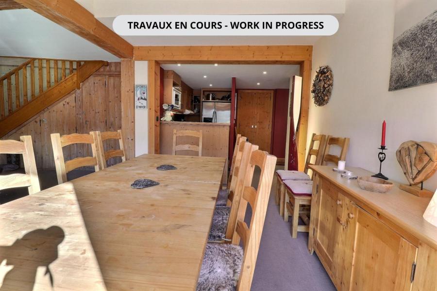 Rent in ski resort Apartment 5 rooms duplex 8 pax (711) - Résidence les Crets - Méribel-Mottaret - Dining area