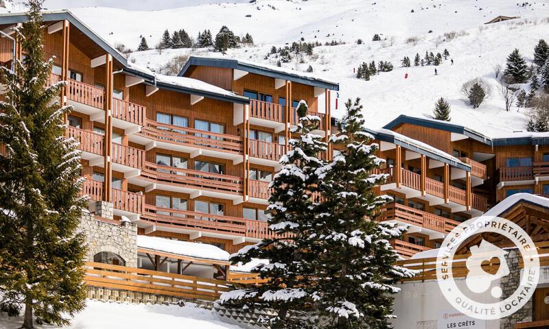 Ski verhuur Résidence les Crêts - Maeva Home - Méribel-Mottaret - Buiten winter