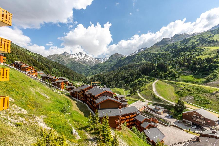 Skiverleih 4-Zimmer-Appartment für 9 Personen (038) - Résidence les Plattières - Méribel-Mottaret - Balkon