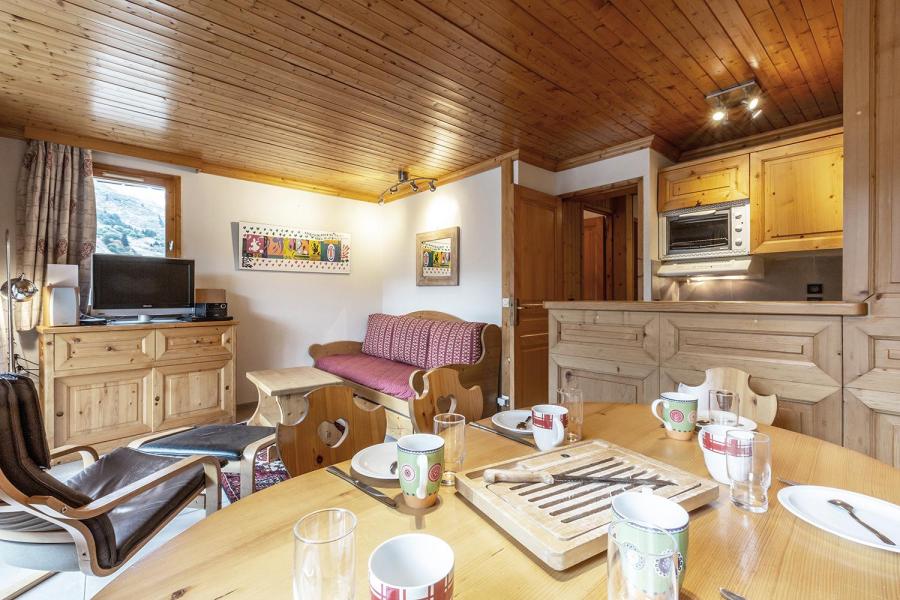 Location au ski Appartement 3 pièces cabine 7 personnes (003) - Résidence les Plattières - Méribel-Mottaret - Séjour