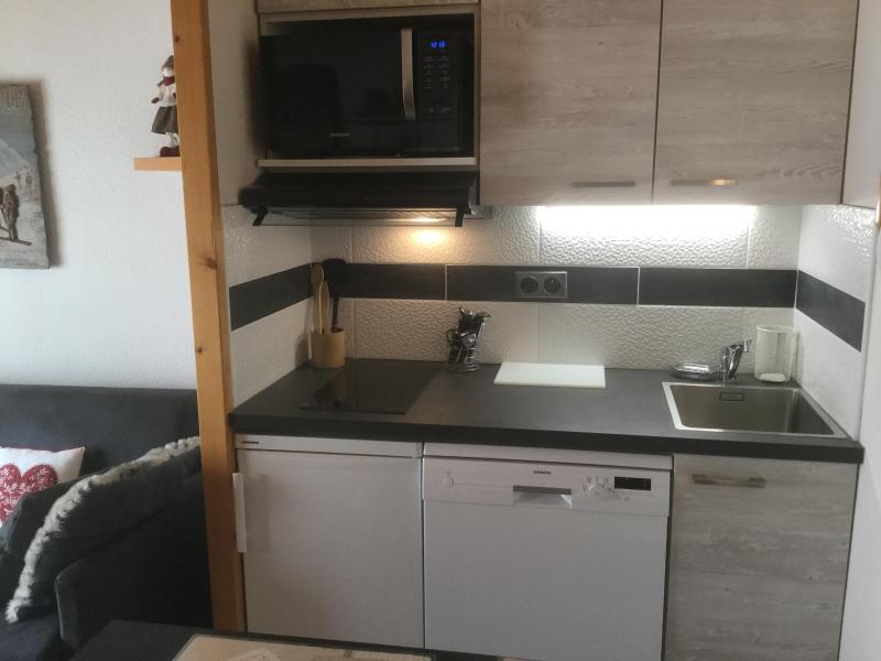 Location au ski Studio cabine 4 personnes (032) - Résidence les Plattières - Méribel-Mottaret - Kitchenette