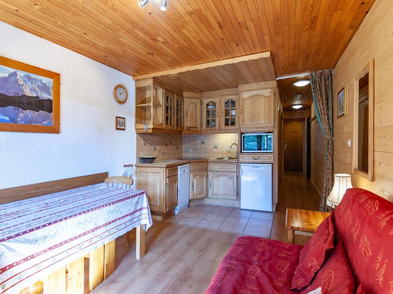 Ski verhuur Appartement 2 kamers 4 personen (049) - Résidence les Provères - Méribel-Mottaret - Woonkamer