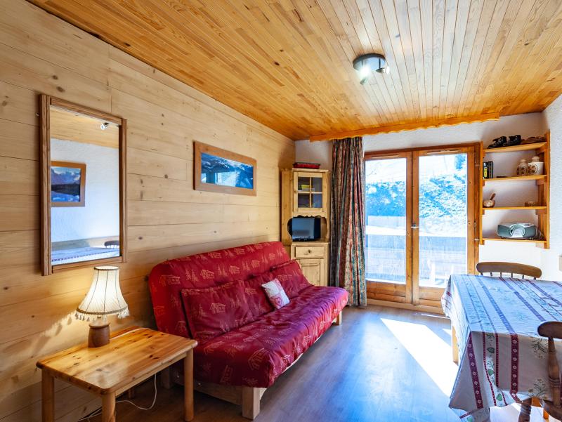 Ski verhuur Appartement 2 kamers 4 personen (049) - Résidence les Provères - Méribel-Mottaret - Woonkamer