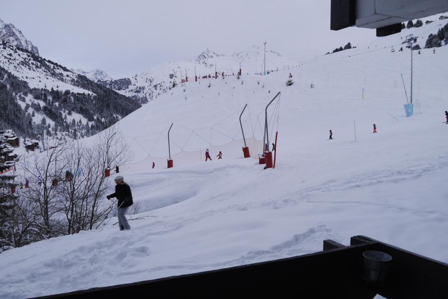 Ski verhuur Studio 3 personen (002) - Résidence les Provères - Méribel-Mottaret - Balkon