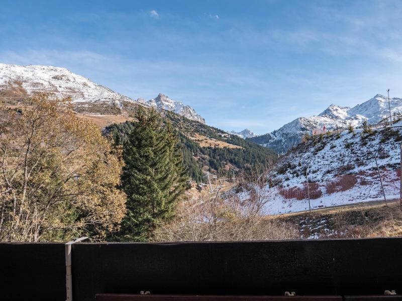 Location au ski Studio 3 personnes (002) - Résidence les Provères - Méribel-Mottaret - Balcon