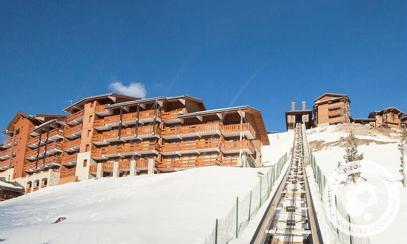 Location au ski Résidence les Sentiers du Tueda - Maeva Home - Méribel-Mottaret - Extérieur hiver