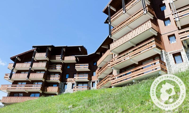 Vacances en montagne Appartement 3 pièces 8 personnes (Prestige 50m²) - Résidence les Sentiers du Tueda - Maeva Home - Méribel-Mottaret - Extérieur hiver