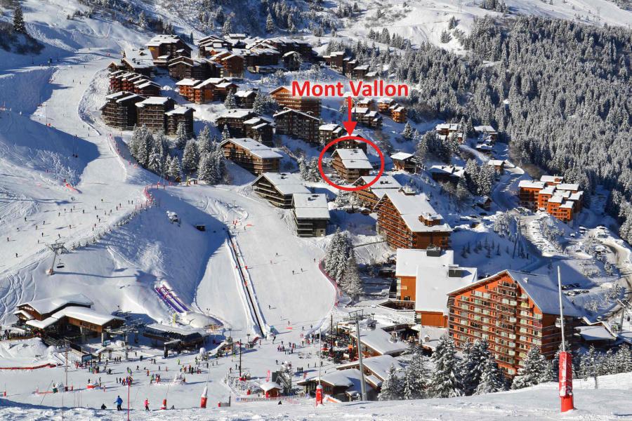 Vacances en montagne Résidence Mont Vallon - Méribel-Mottaret - Extérieur hiver