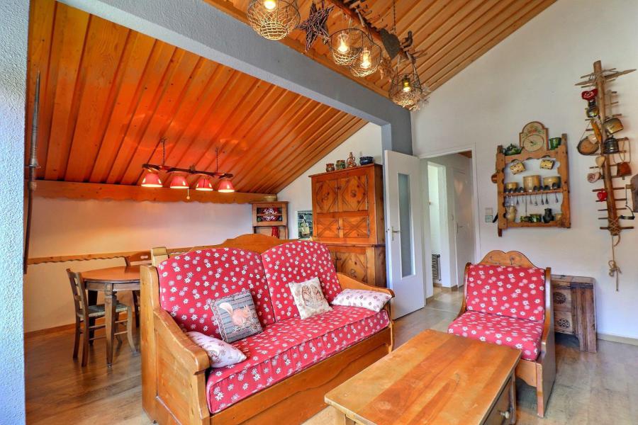 Ski verhuur Appartement 2 kabine kamers 6 personen (036) - Résidence Mont Vallon - Méribel-Mottaret - Woonkamer