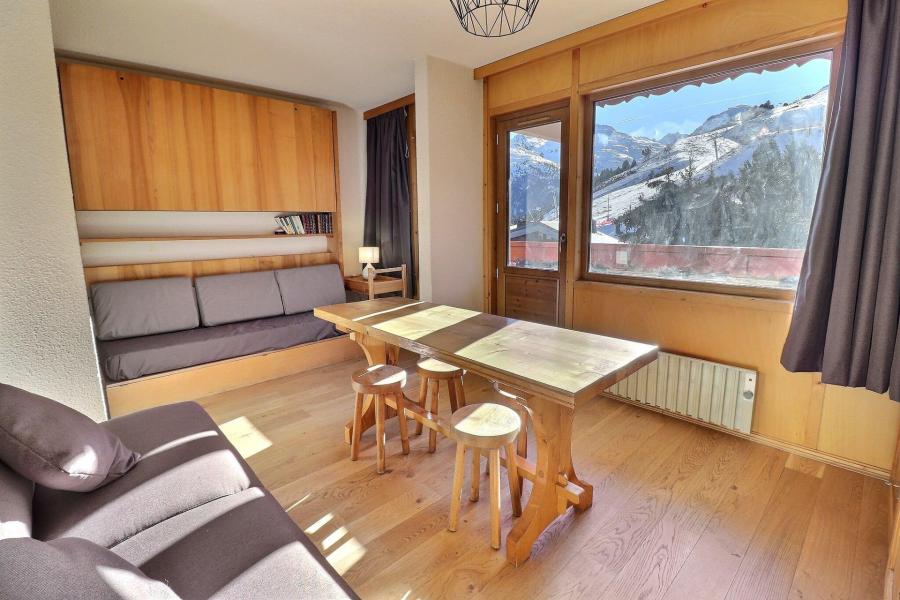 Ski verhuur Appartement 2 kamers 4 personen (015) - Résidence Mont Vallon - Méribel-Mottaret - Woonkamer