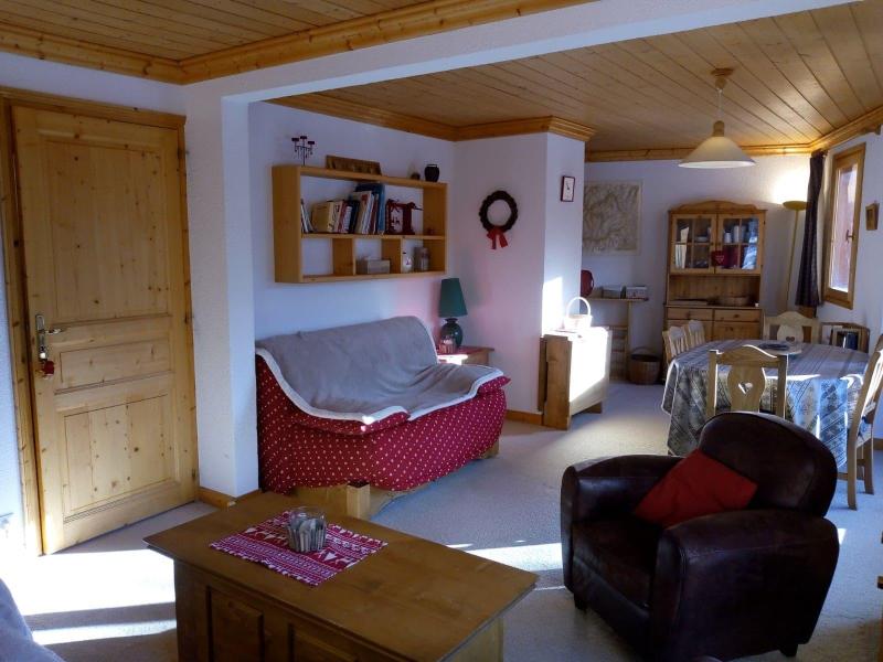 Аренда на лыжном курорте Апартаменты 2 комнат кабин 7 чел. (021) - Résidence Moraine - Méribel-Mottaret - Диван кровать