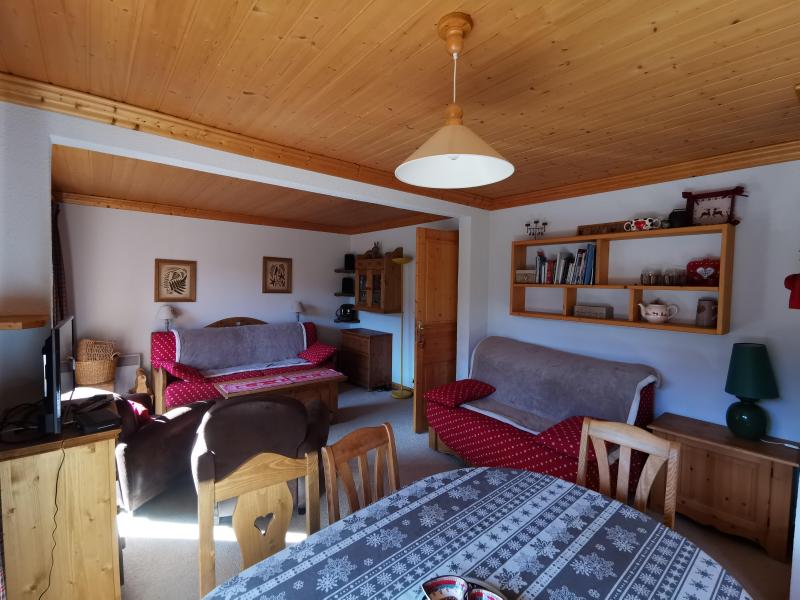 Rent in ski resort 3 room apartment cabin 7 people (021) - Résidence Moraine - Méribel-Mottaret - Living room